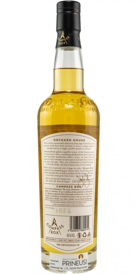 Compass Box Orchard House